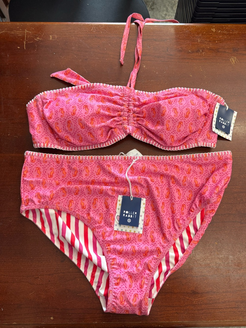 Roller Rabbit Bikini Reversible Size 1X - Picture 5 of 5
